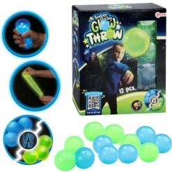 Glow In The Dark Ballen Glow Throw 12 Stuks