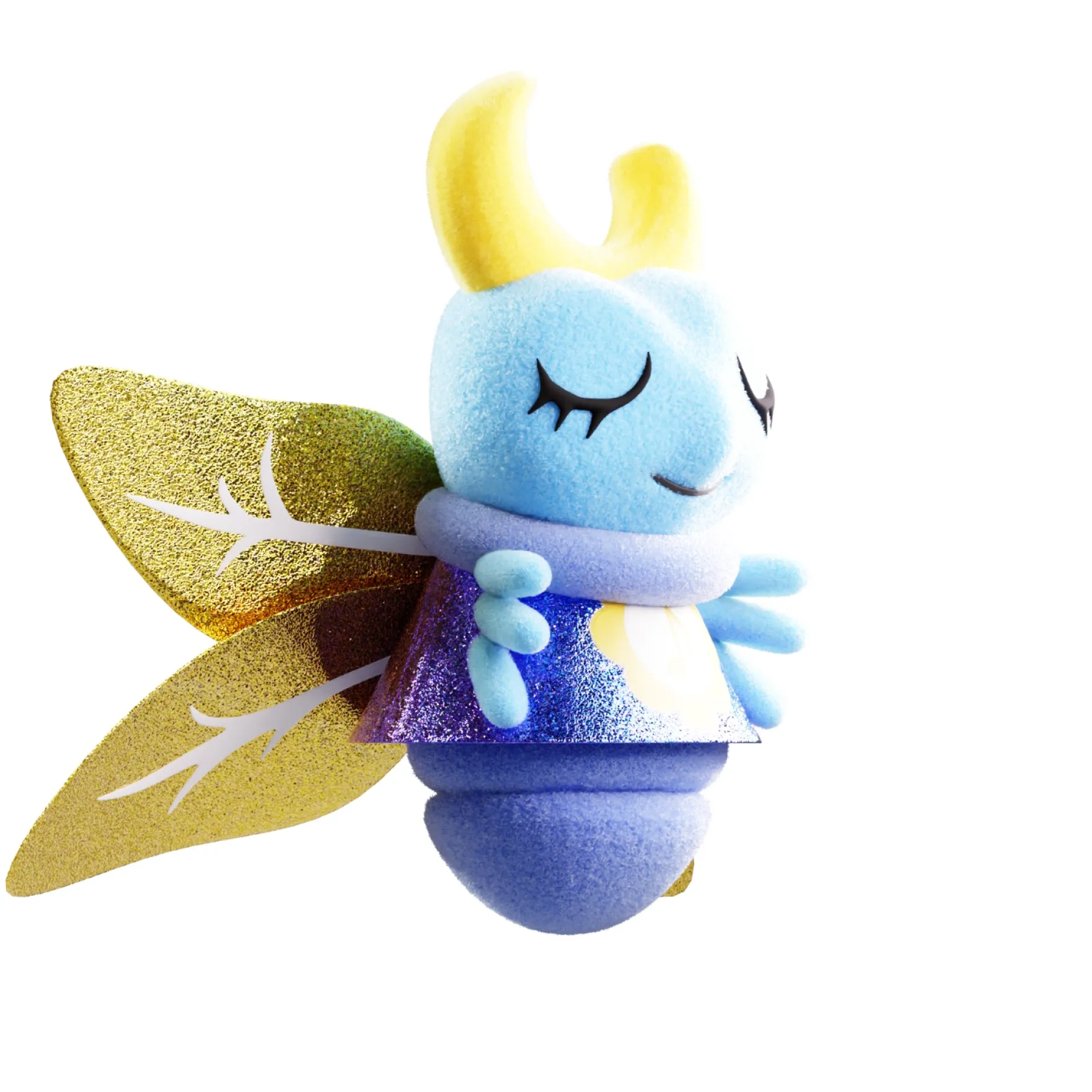 Glowies Firefly Plush Blue