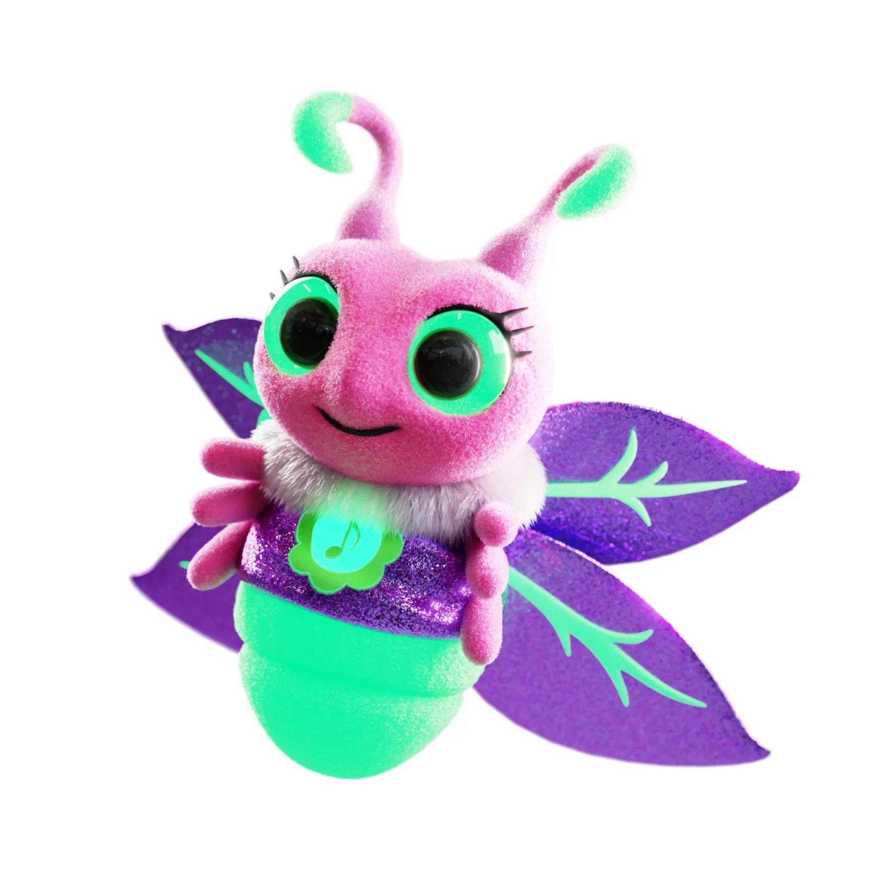 Glowies Firefly Plush Pink