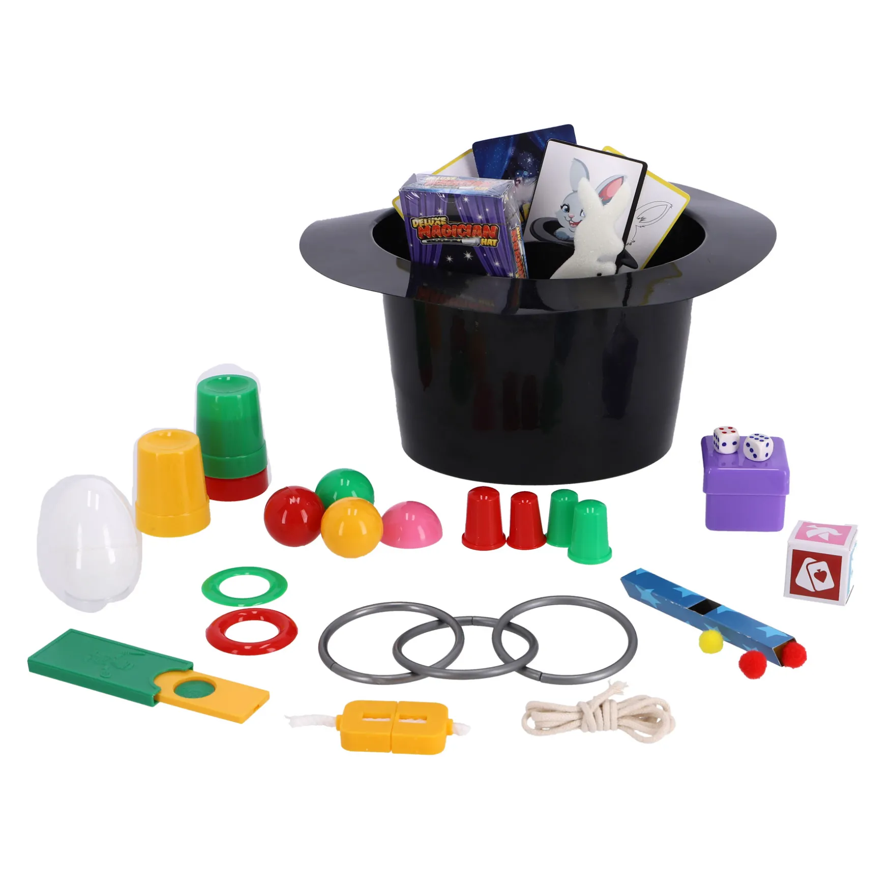Goocheldoos magische hoed met 150 trucs