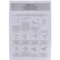 Haakset poes 2 stuks 13x6,5x10,5 cm