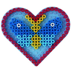 Hama Maxi Strijkkralen Grondplaat Hart Transparant