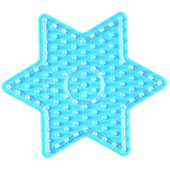 Hama Maxi Strijkkralen Grondplaat Ster Transparant