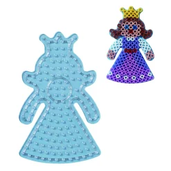 Hama Maxi Strijkkralen Grondplaat Prinses Transparant