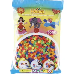 Hama Strijkkralen 3000 Stuks Neon
