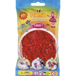 Hama Strijkkralen 1000 Stuks Donkerrood