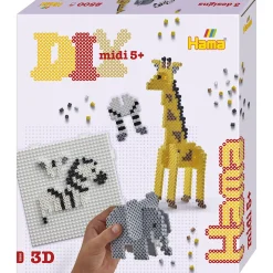 Hama strijkkralen 2500 stuks 3D safari