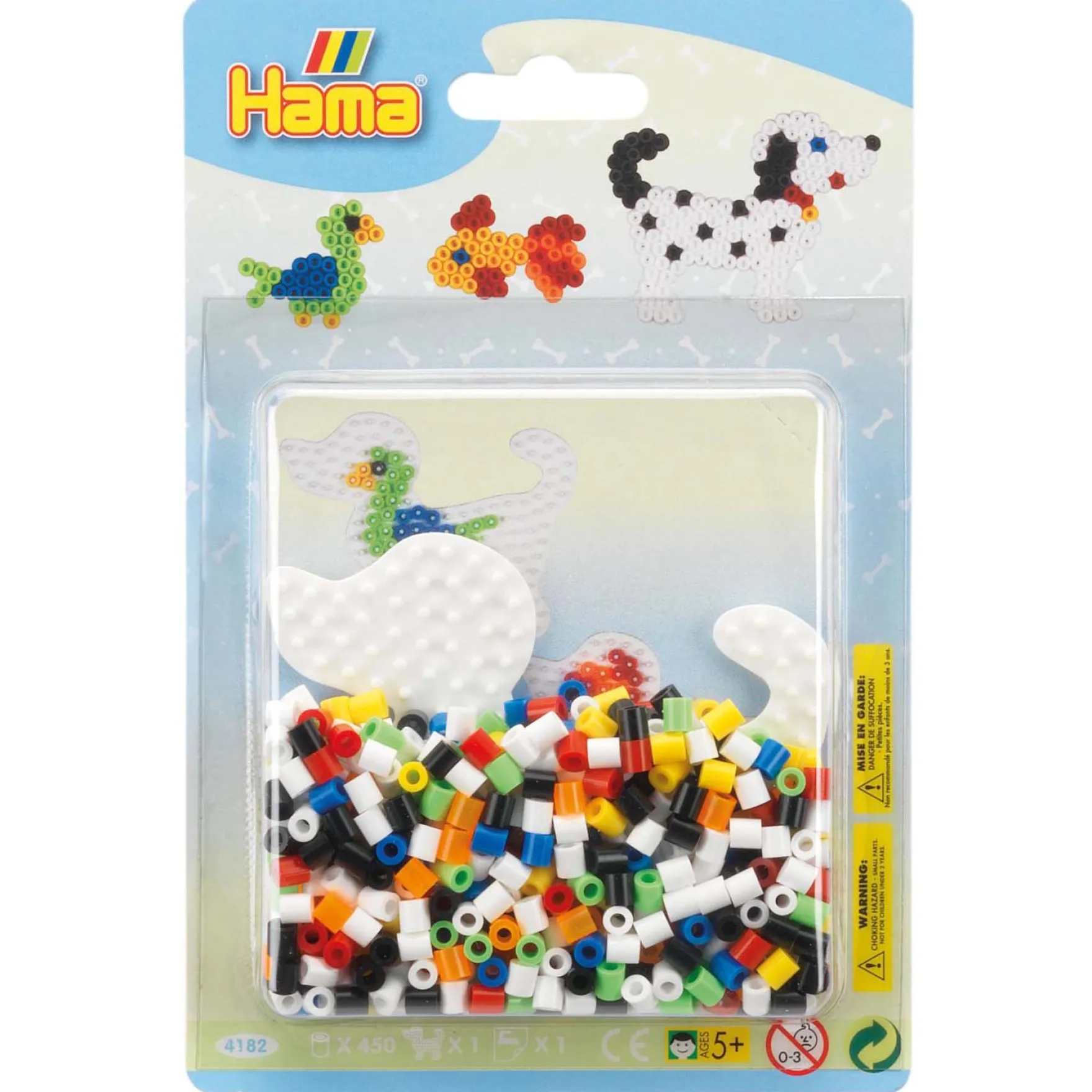 Hama Strijkkralen Blister Pack Dieren 450 Stuks