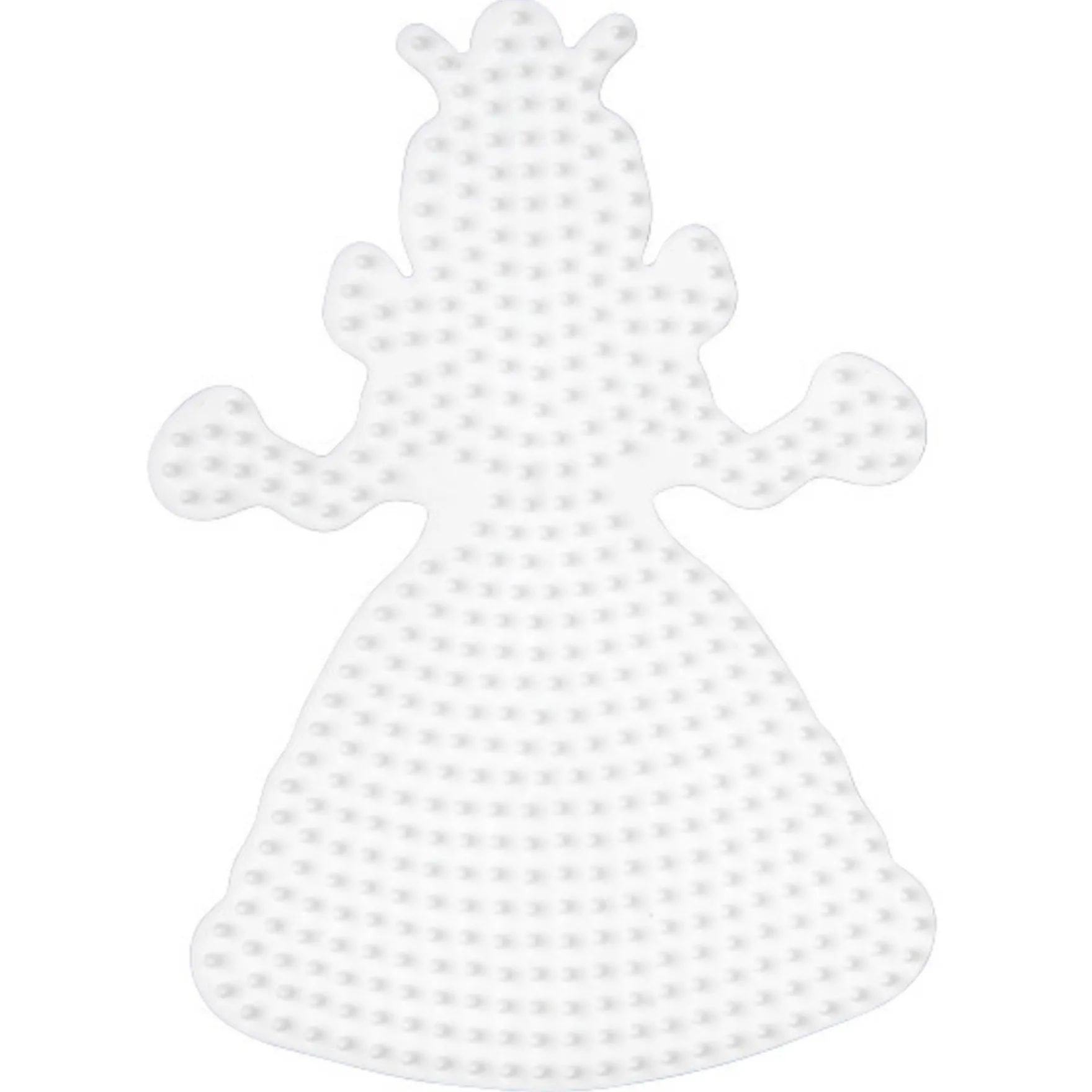 Hama Strijkkralen Grondplaat Prinses Wit