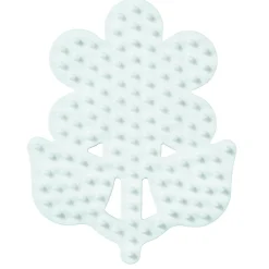 Hama Strijkkralen Grondplaat Bloem Wit