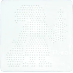 Hama Strijkkralen Grondplaat Kerstman Wit