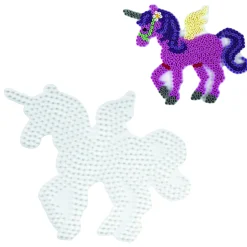 Hama Strijkkralen Grondplaat Eenhoorn Wit