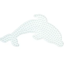 Hama Strijkkralen Grondplaat Dolfijn Wit