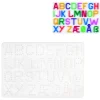 Hama Strijkkralen Grondplaat Letters Wit