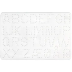 Hama Strijkkralen Grondplaat Letters Wit
