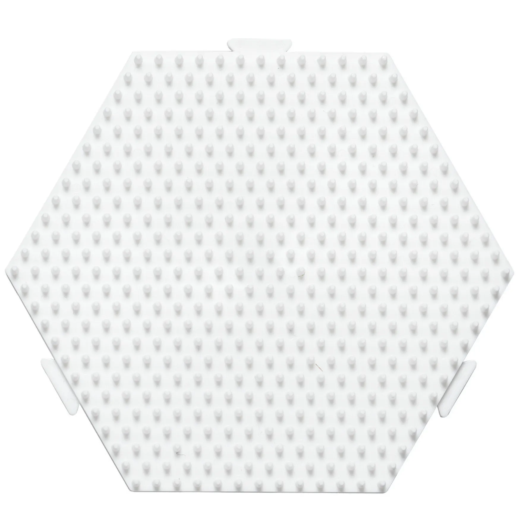 Hama Strijkkralen Grondplaat Zeshoek Koppelbaar Wit