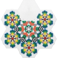 Hama Strijkkralen Grondplaat Zeshoek Koppelbaar Wit