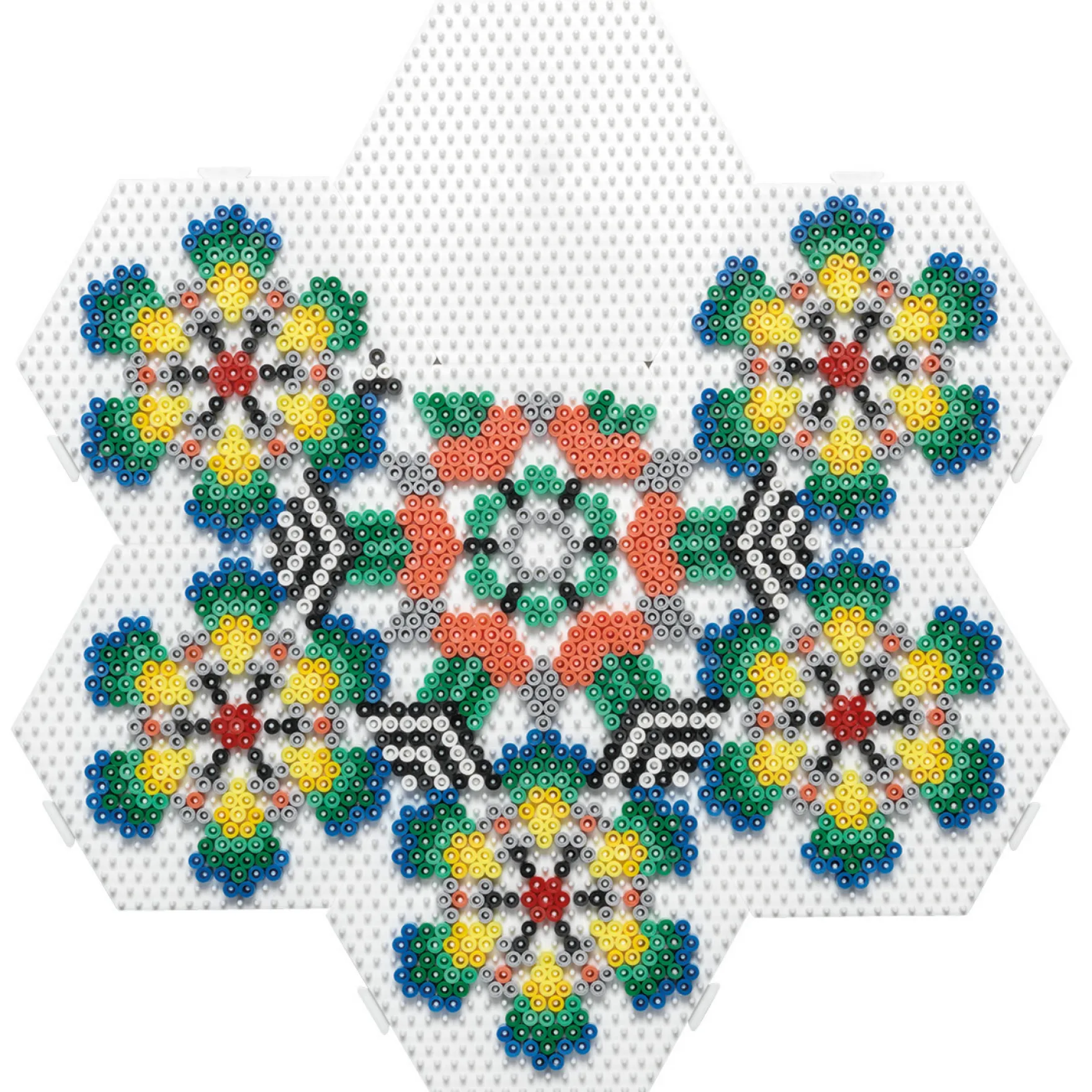 Hama Strijkkralen Grondplaat Zeshoek Koppelbaar Wit