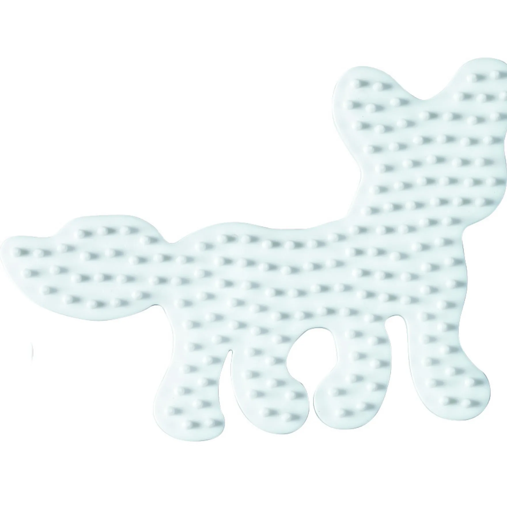 Hama Strijkkralen Grondplaat Vos Wit