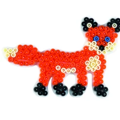 Hama Strijkkralen Grondplaat Vos Wit