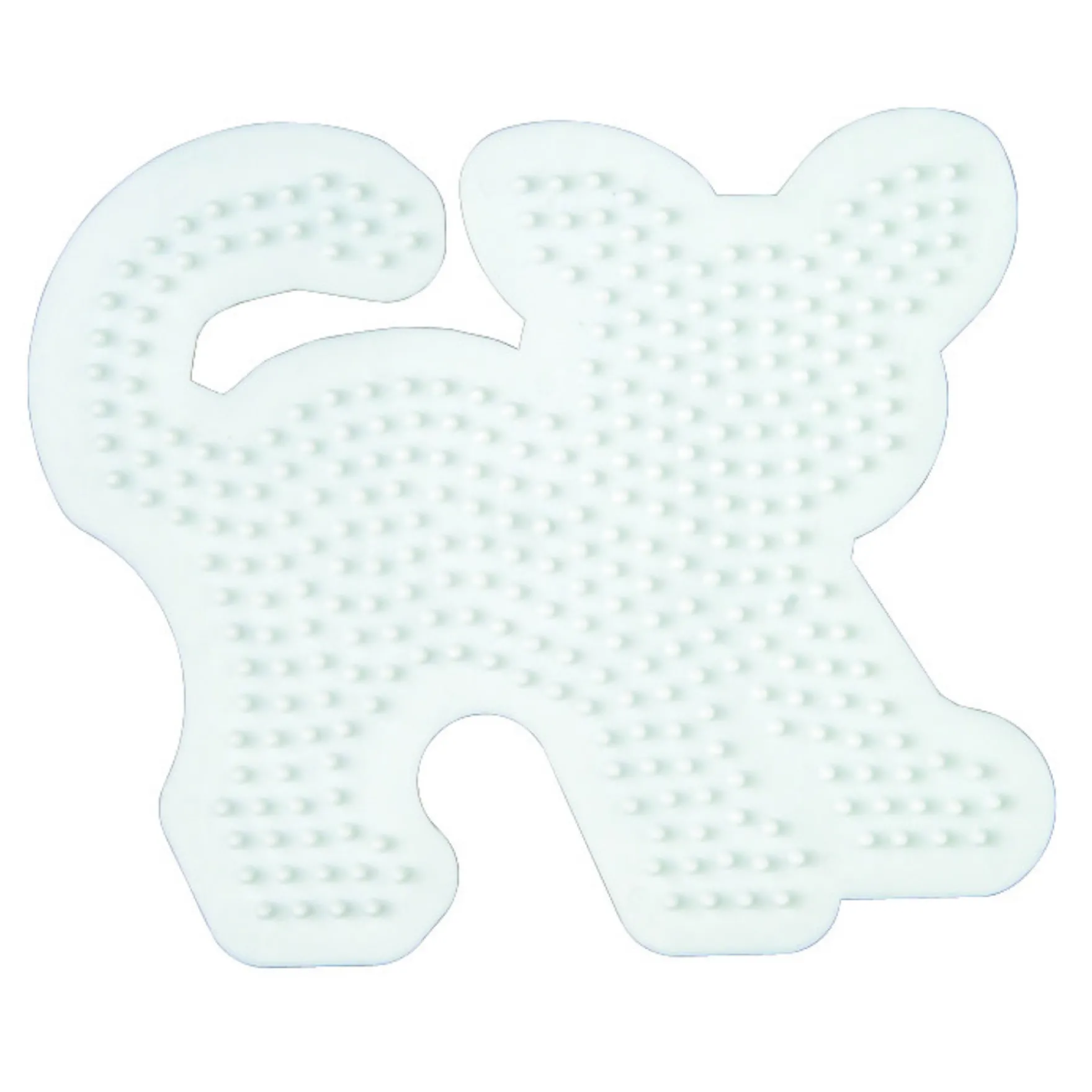 Hama Strijkkralen Grondplaat Kat Wit