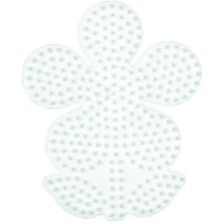 Hama Strijkkralen Grondplaat Bloem Wit