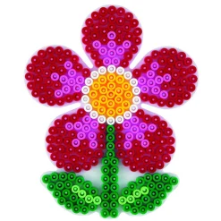 Hama Strijkkralen Grondplaat Bloem Wit