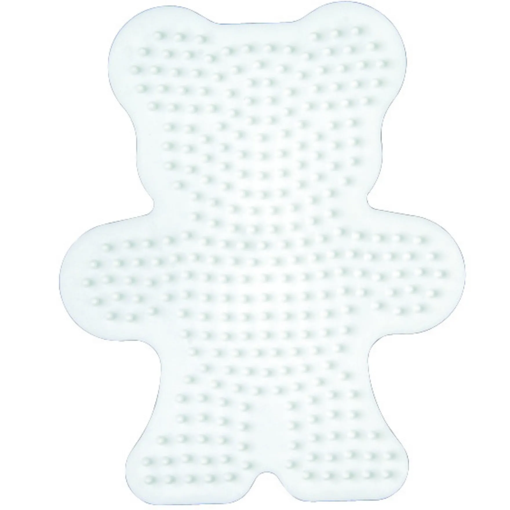 Hama Strijkkralen Grondplaat Beer Wit