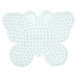 Hama Strijkkralen Grondplaat Vlinder Wit