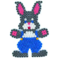 Hama Strijkkralen Grondplaat Konijn Wit