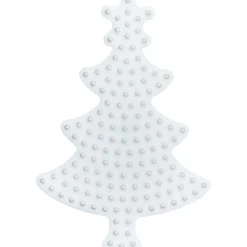 Hama Strijkkralen Grondplaat Kerstboom Wit