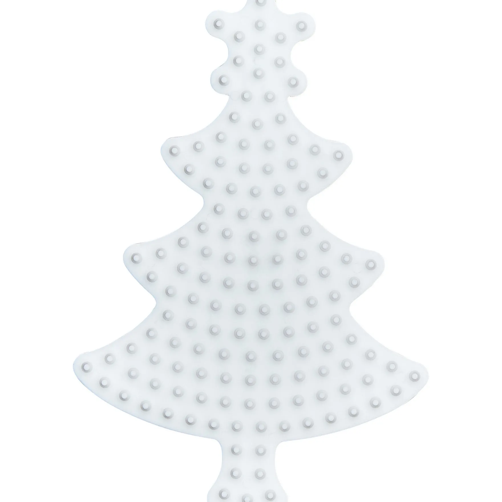 Hama Strijkkralen Grondplaat Kerstboom Wit
