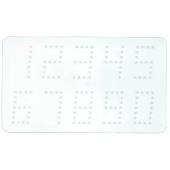 Hama Strijkkralen Grondplaat Nummers Wit