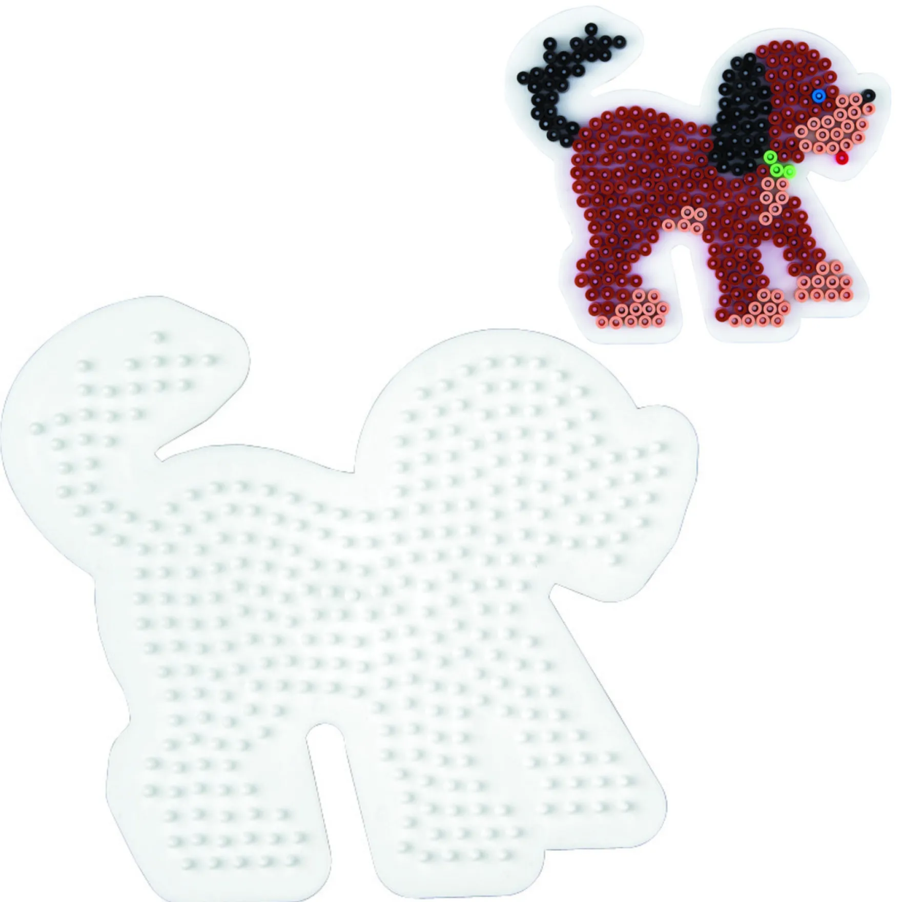 Hama Strijkkralen Grondplaat Hond 1 Wit