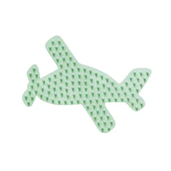 Hama Strijkkralen Grondplaat Vliegtuig Wit