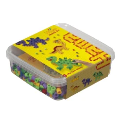 Hama strijkkralen maxi 600 stuks dino's in box