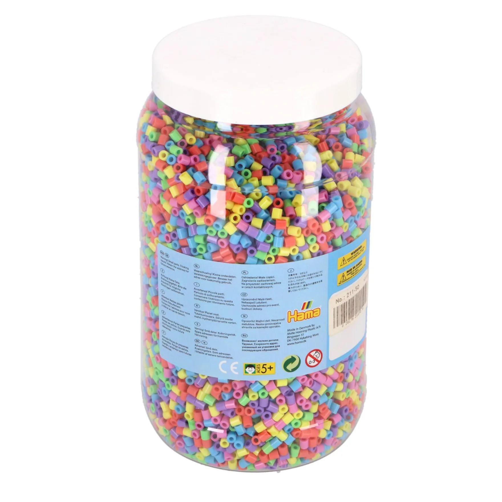 Hama Strijkkralen Ton Met 13000 Stuks Pastel