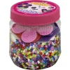 Hama Strijkkralen Ton Met 4000 Stuks + 3 Platen Roze
