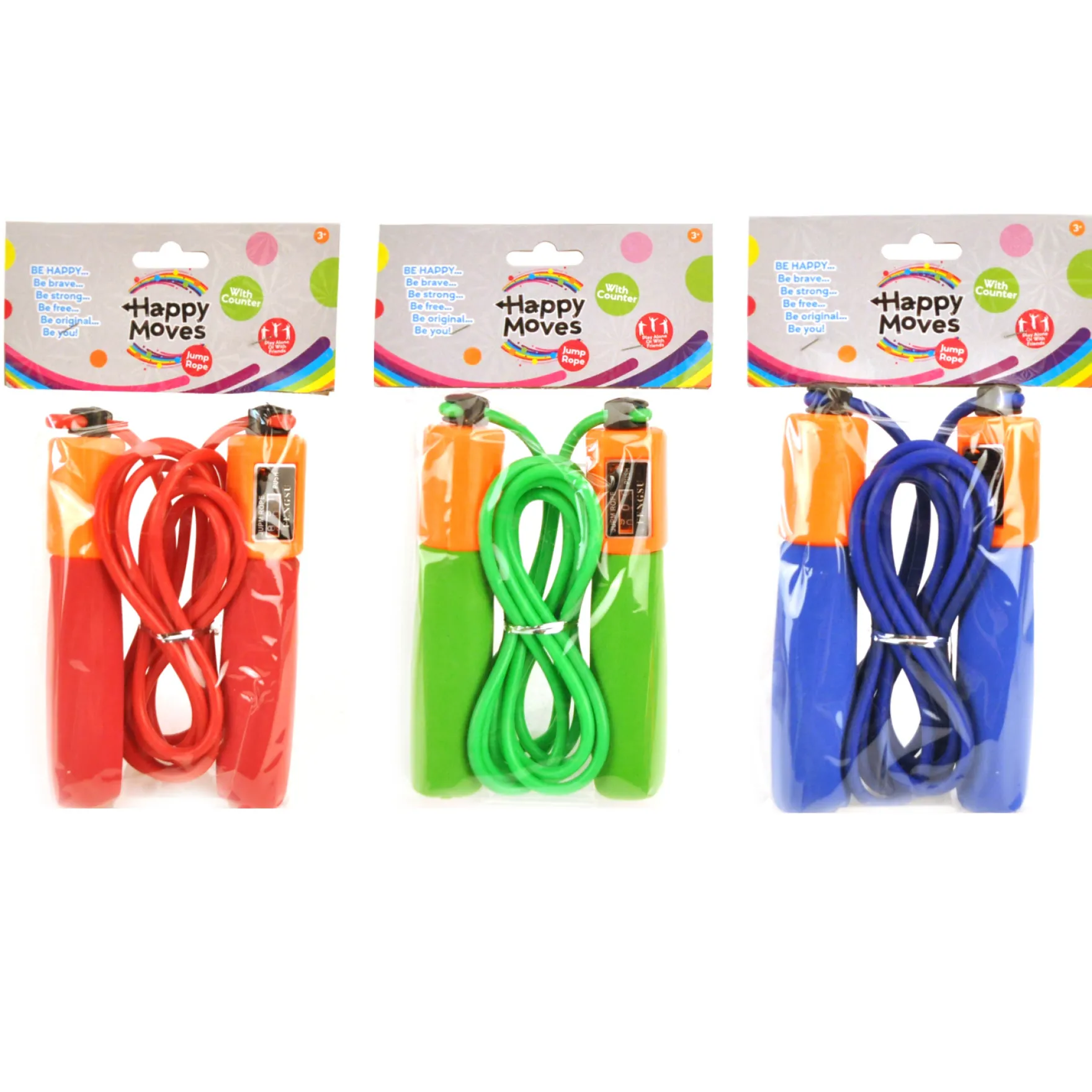 Happy Moves Springtouw Met Teller 3 Assorti