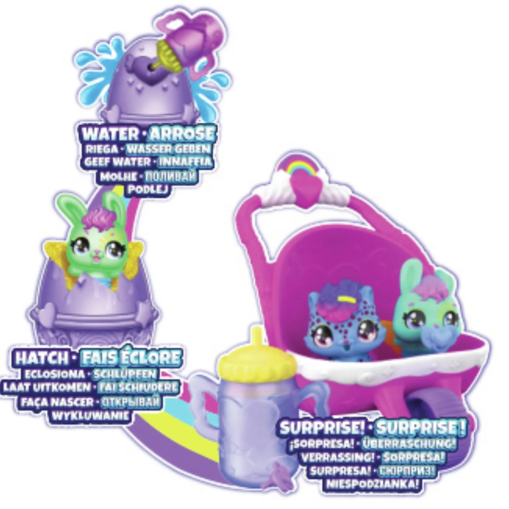 Hatchimals Water Hatch Hungry Playset