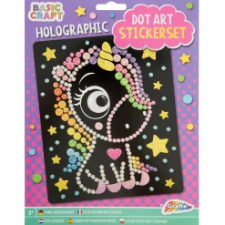 Holographic Dot Stickerset, 3 ass. 22 x 18 cm