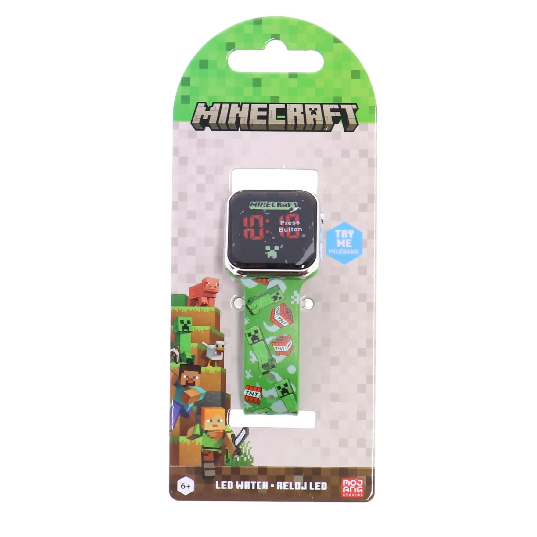 Horloge Minecraft Led