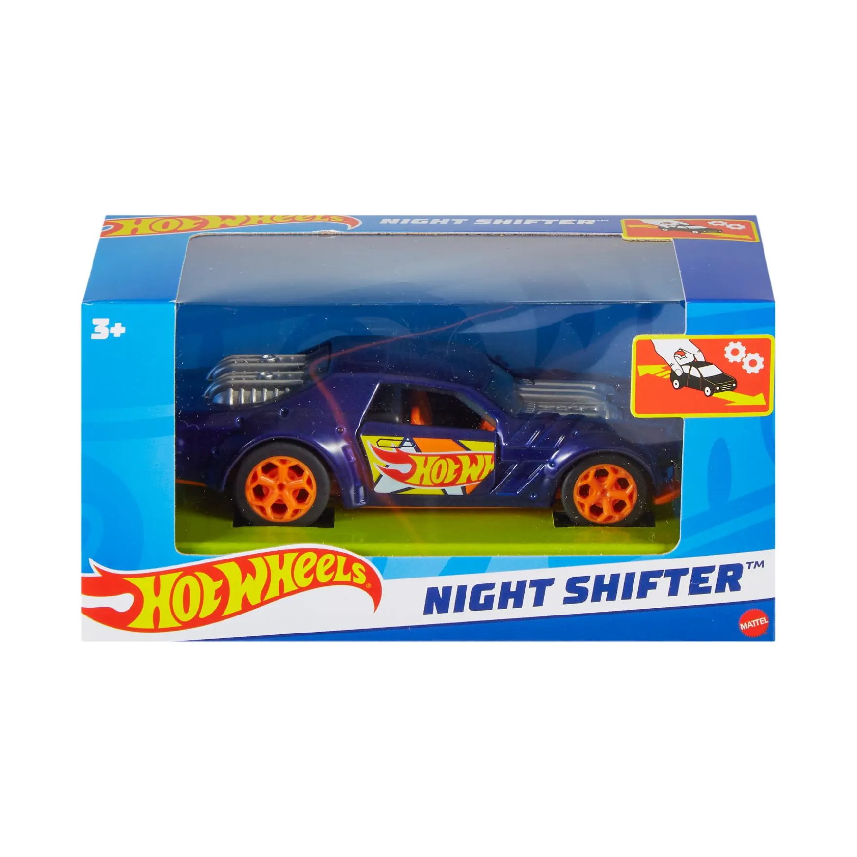 Hot Wheels 1:43 Pull Back Cars Assorti