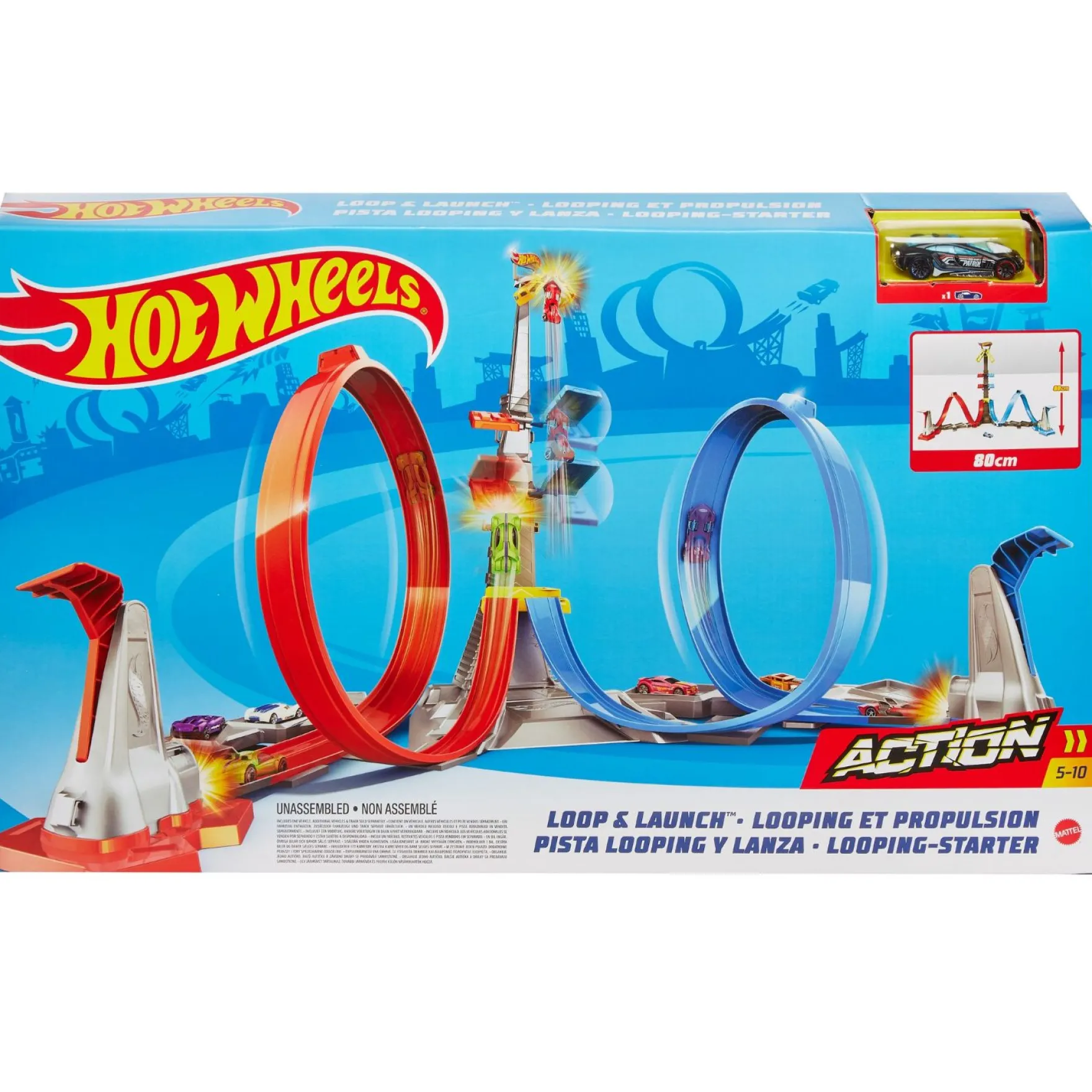 Hot Wheels Action Loop En Lanceer