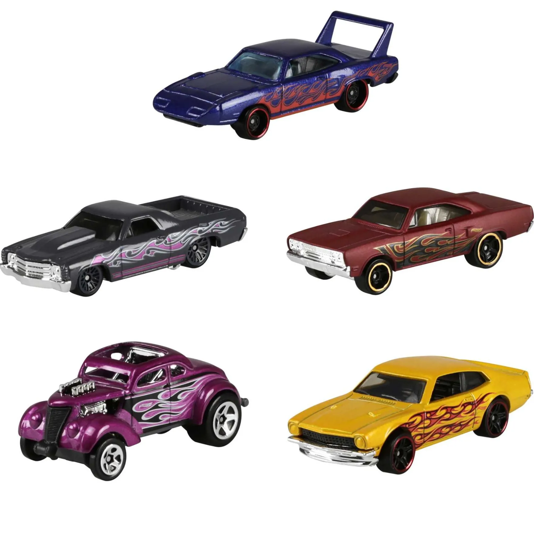 Hot Wheels Auto Diecast 5-Pack Assorti