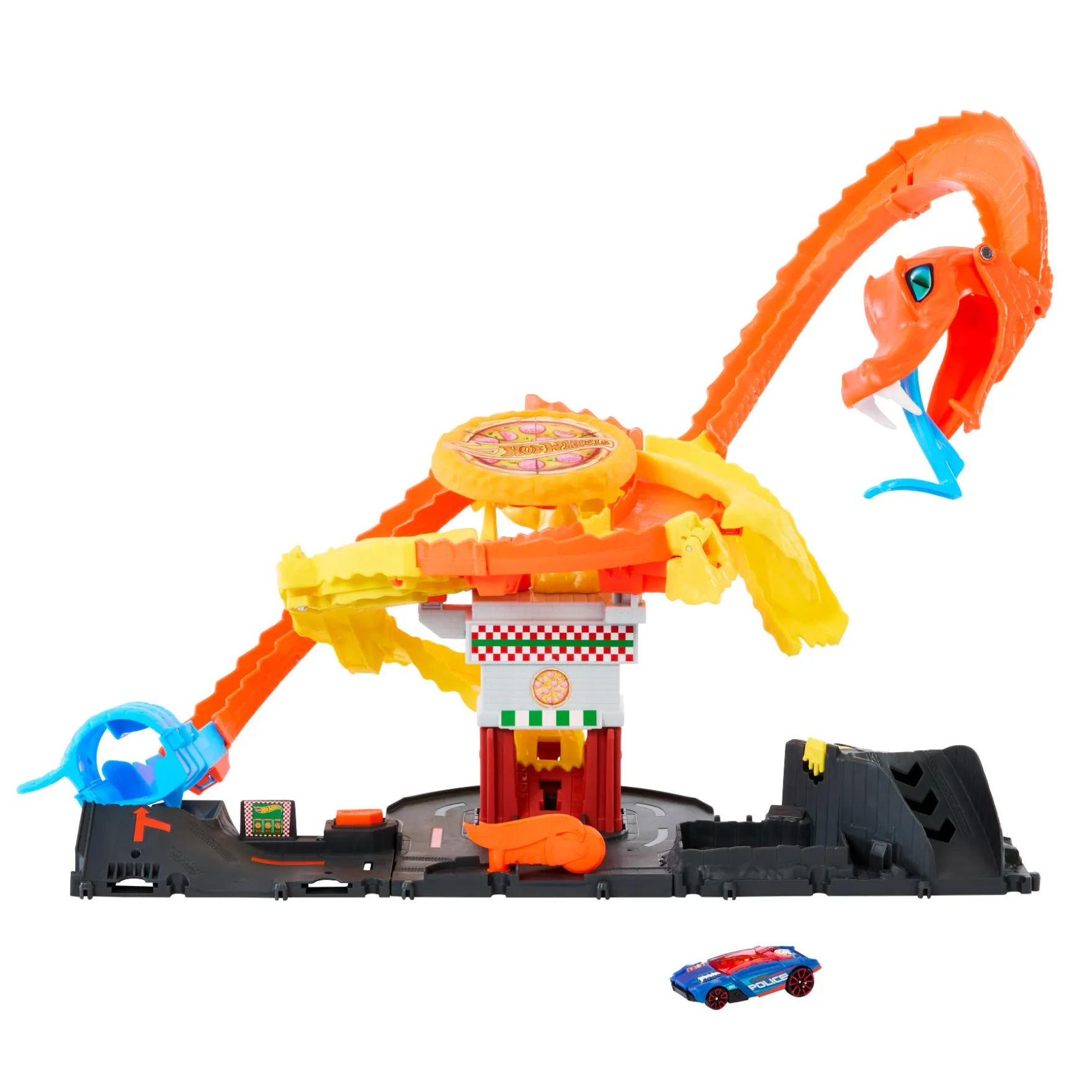 Hot Wheels city pizza slam cobra attack