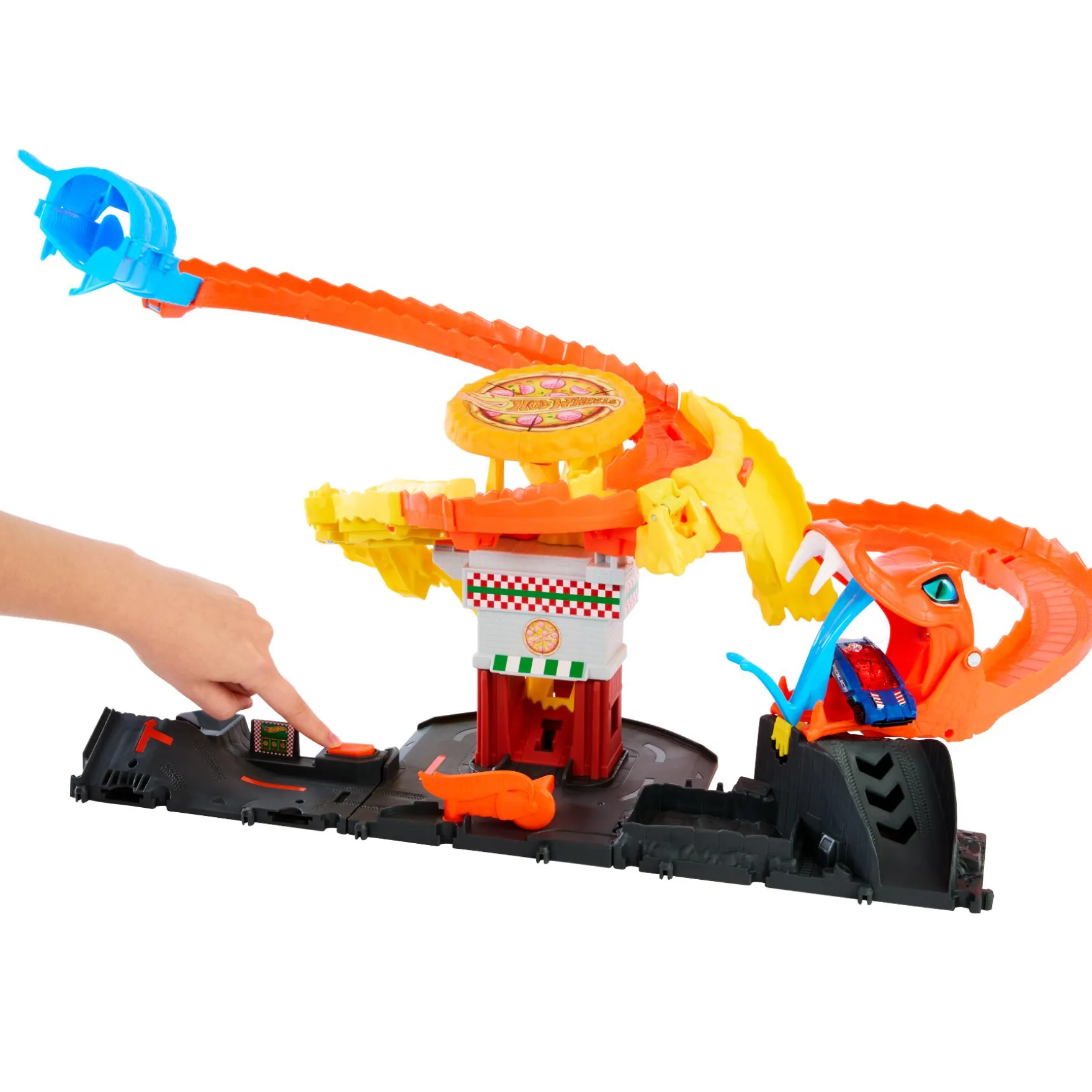 Hot Wheels city pizza slam cobra attack