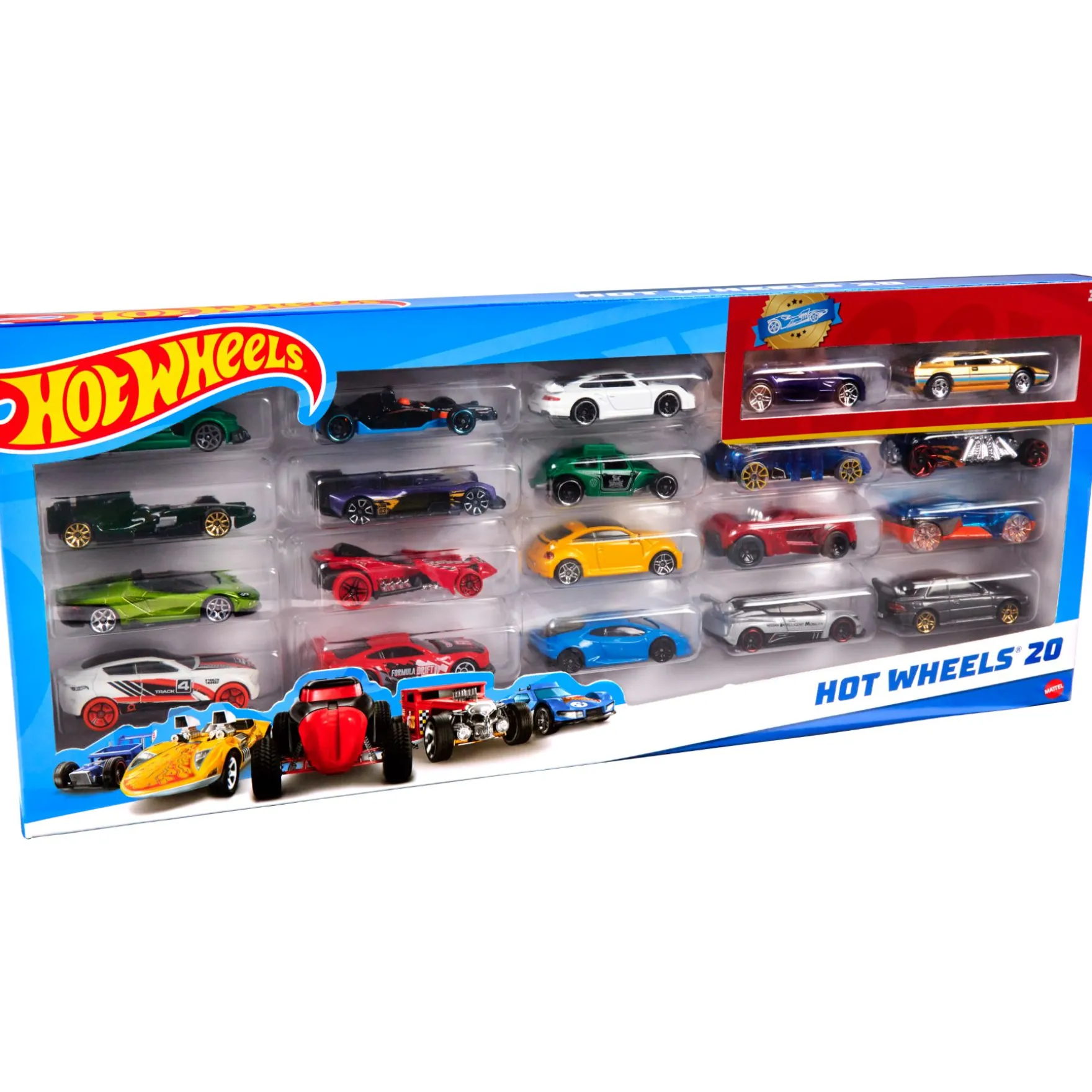 Hot Wheels Diecast 20 Autos Assorti