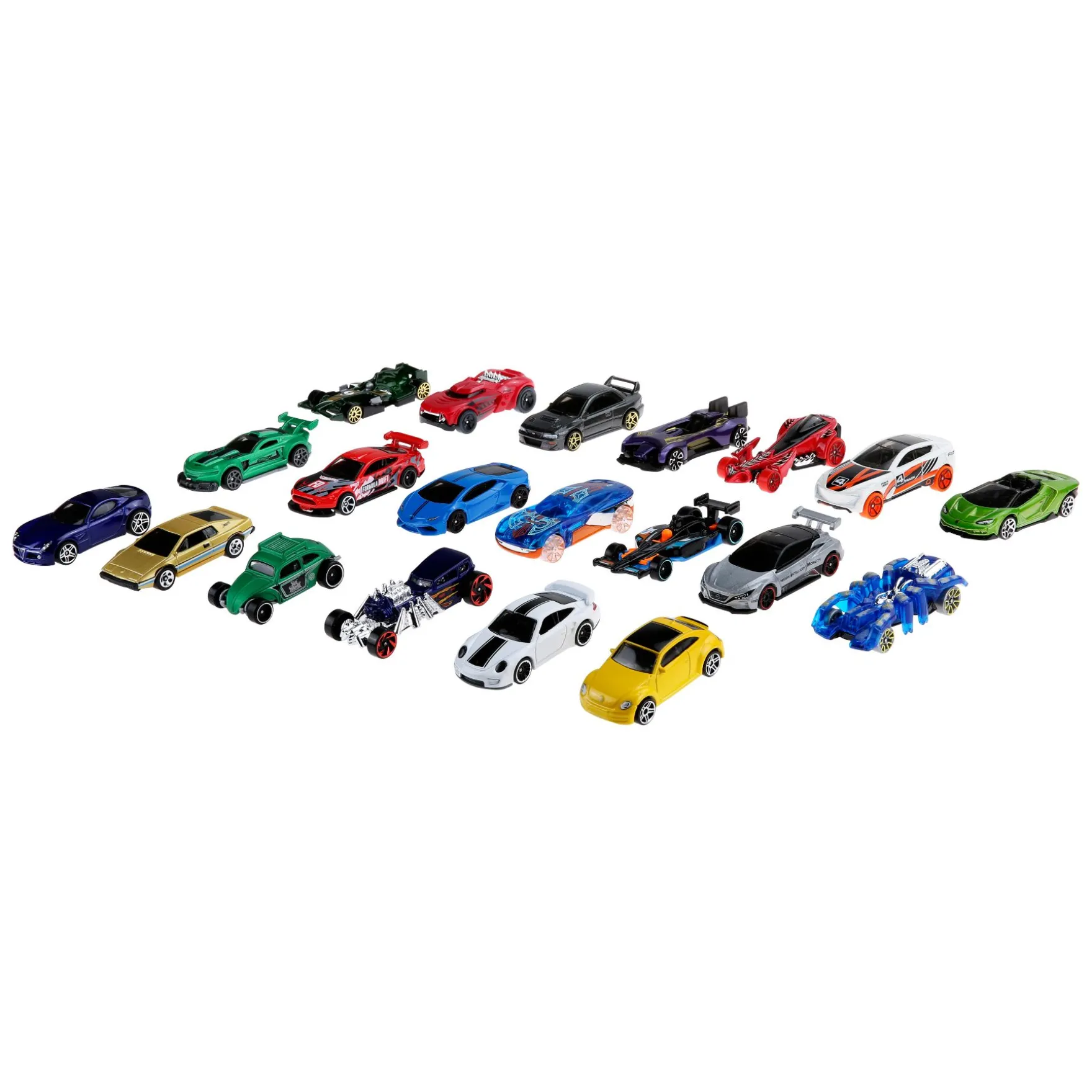 Hot Wheels Diecast 20 Autos Assorti