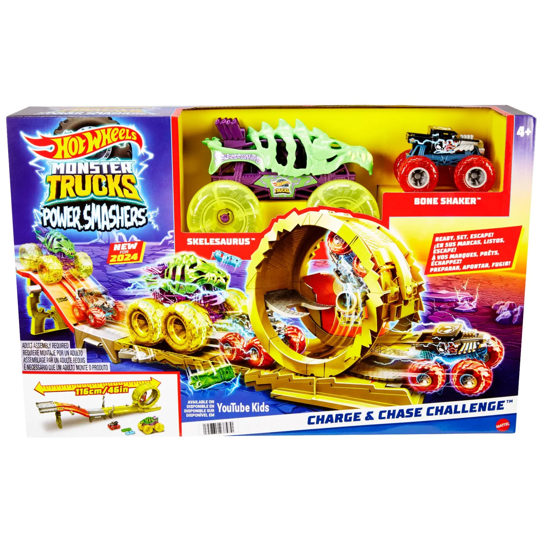 Hot Wheels Monster Truck Arena Smashers: Rhinomite's Chargin' Challenge